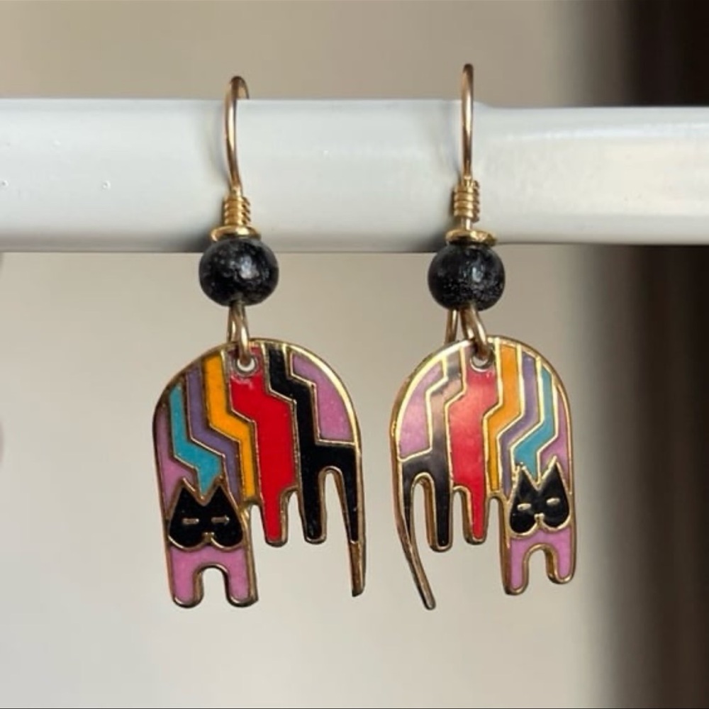 Laurel Burch Cat Earrings